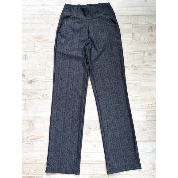 KiraGrace Nina High Waist Straight Leg Pull On Pant | Irish Tartan Plaid Small - Picture 4 of 8